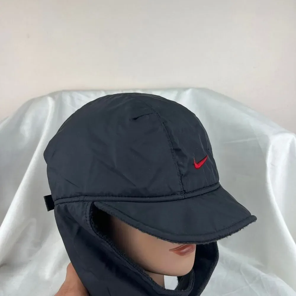Vintage Nike Nylon/Fleece Dog Ear Hat Cap
